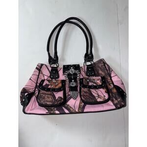 Mossy oak womens purse pink rhinestone